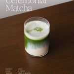 Ceremonial matcha prepared in chawan — deep green colour, smooth frothy texture