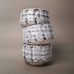 Gifu Chawan with matcha prepared — ceremonial matcha in handcrafted Japanese bowl